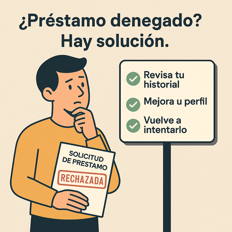 me han rechazado un préstamo