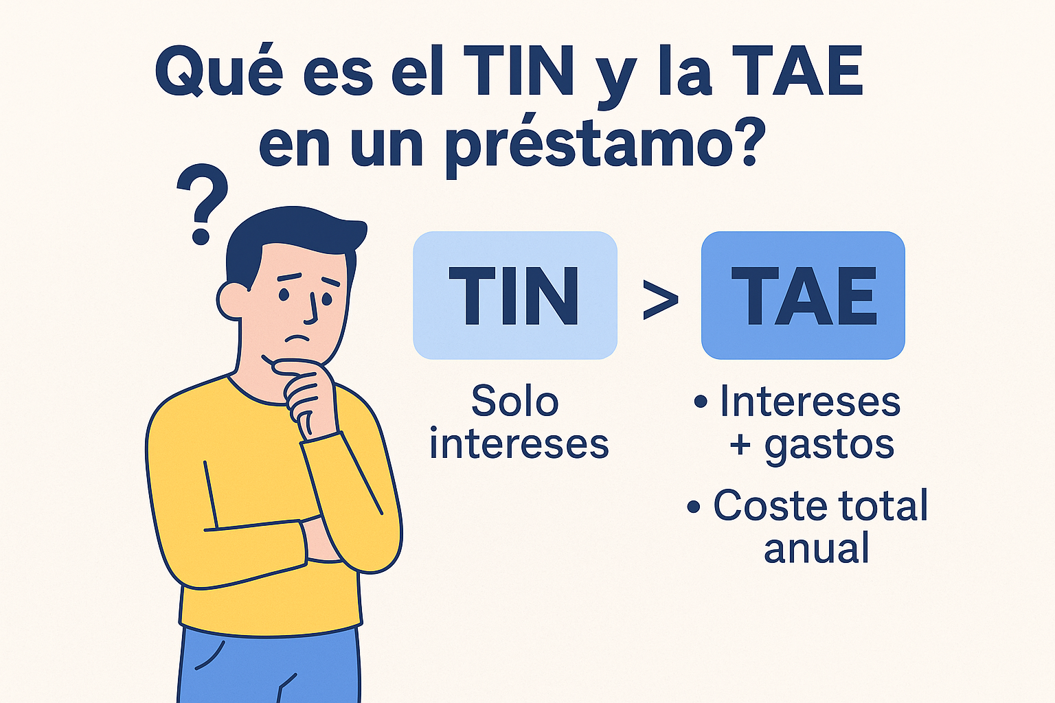 TIN y TAE no son lo mismo. Fíjate en la TAE.