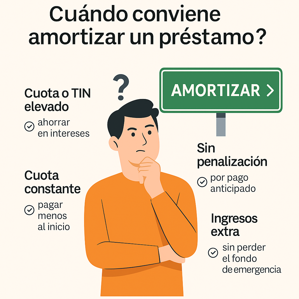 cuándo amortizar un préstamo